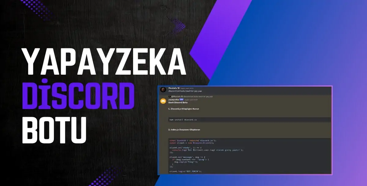 Discord Yapayzeka Bot