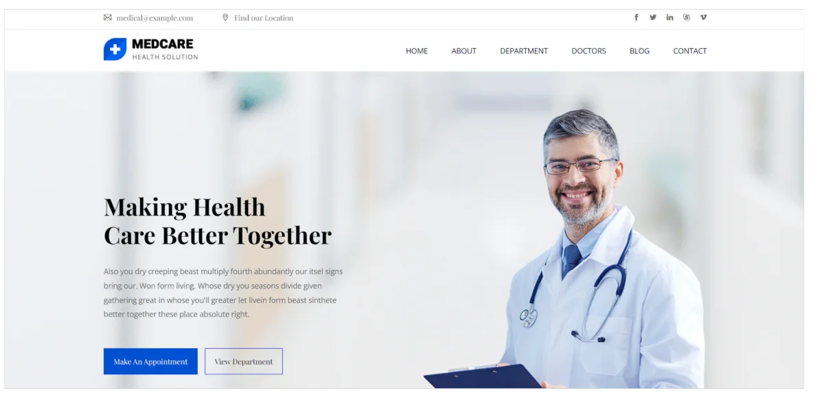 Medcare | Html Sağlık Teması