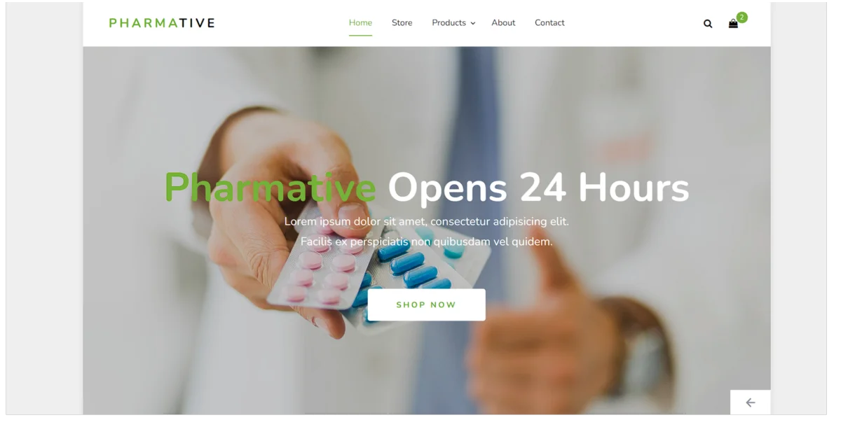 Pharmative | Html Sağlık Teması