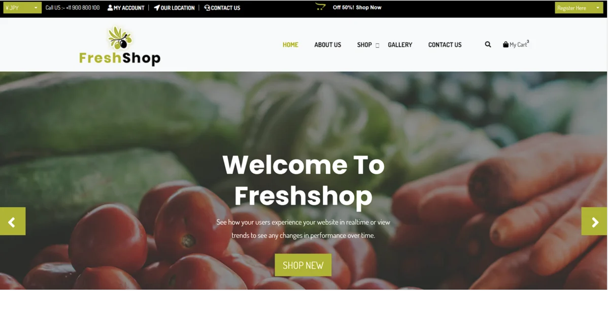 Fresh Shop | Html E-Ticaret Teması